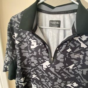 Lacoste Polo with Zipper. Mens. Size XL
